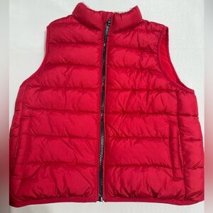 Crazy 8  Red Fleece puffer vest